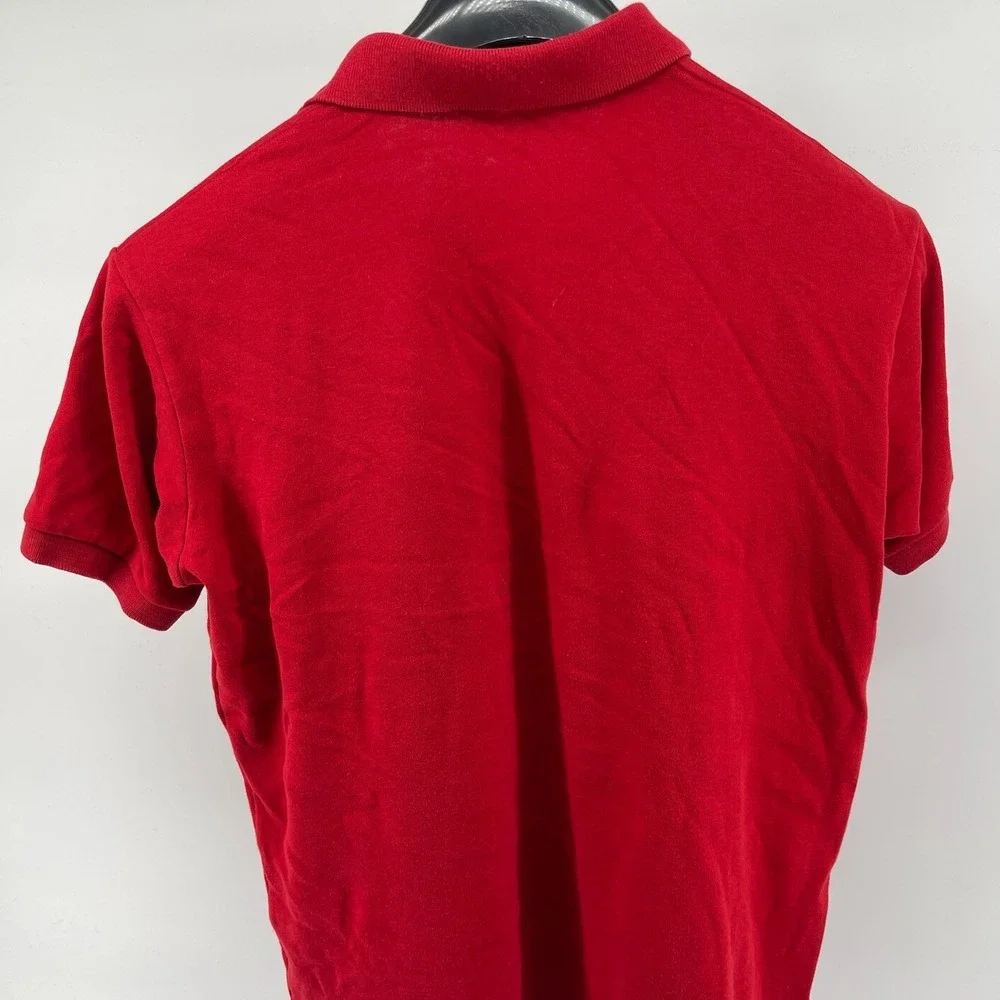 Vintage Polo Ralph Lauren Polo Shirt Mens‎ Large Red Made in USA